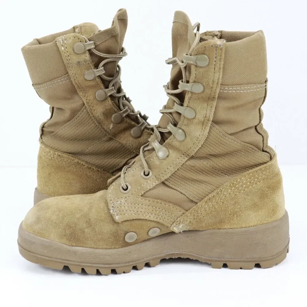 McRae Military Boots Men’s 2.5 W Hot Weather Desert Tan Vibram Sole